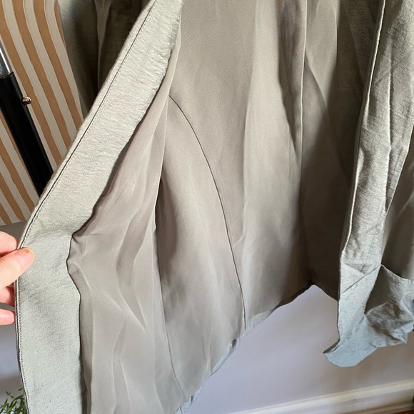 Silence and Noise size 7 casual soft Sage blazer - Picture 3 of 4